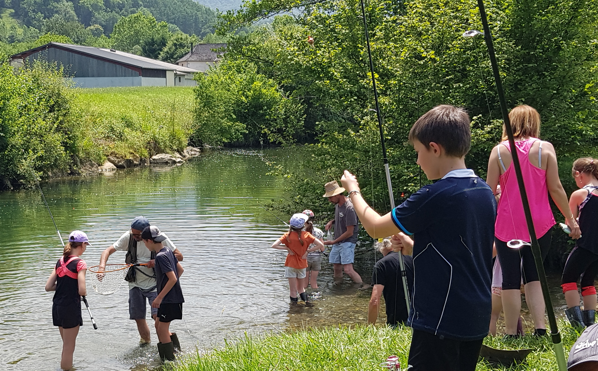 Initiation à la pêche à Alçay
